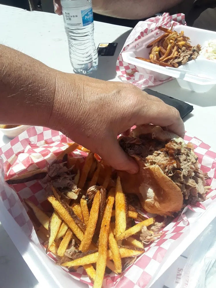 Pulled Pork Sandwich Hickory Smoked